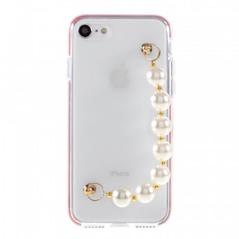 Maskica iPhone SE 3 / SE 2 / 8 / 7 Narukvice Od Perli
