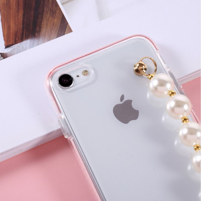 Maskica iPhone SE 3 / SE 2 / 8 / 7 Narukvice Od Perli