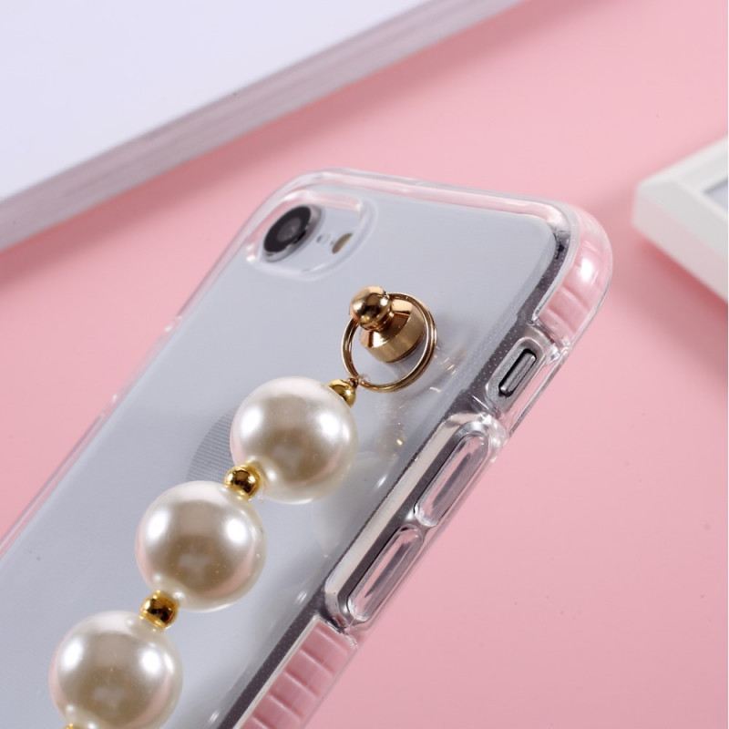 Maskica iPhone SE 3 / SE 2 / 8 / 7 Narukvice Od Perli