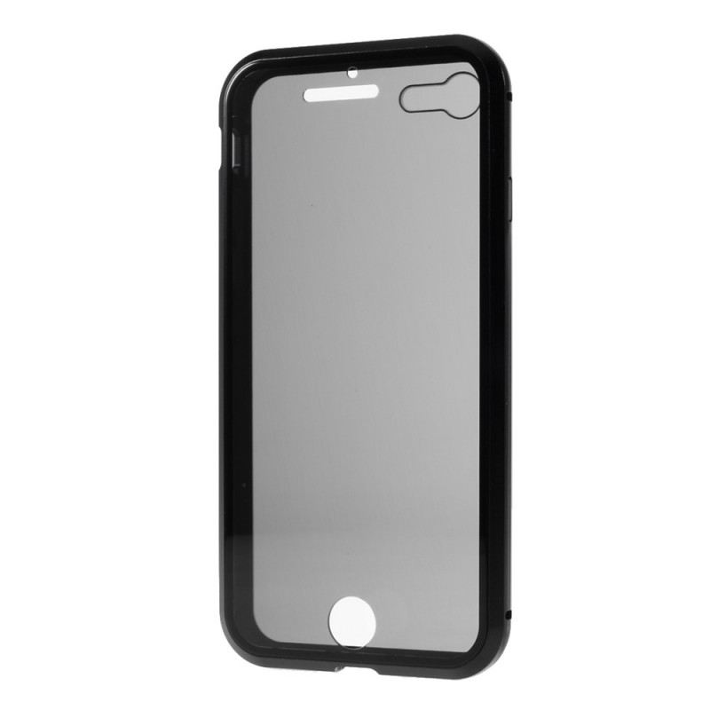 Maskica iPhone SE 3 / SE 2 / 8 / 7 Prednje I Stražnje Kaljeno Staklo I Metal