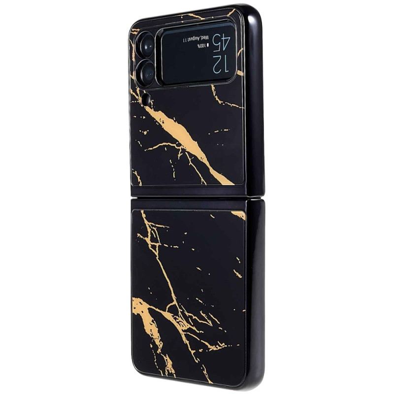 Flip Futrola Samsung Galaxy Z Flip 4 Kožna Futrola Mramorni Stil
