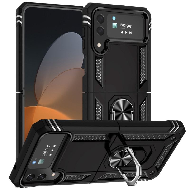 Flip Futrola Samsung Galaxy Z Flip 4 Kožna Futrola Vrhunski Prsten