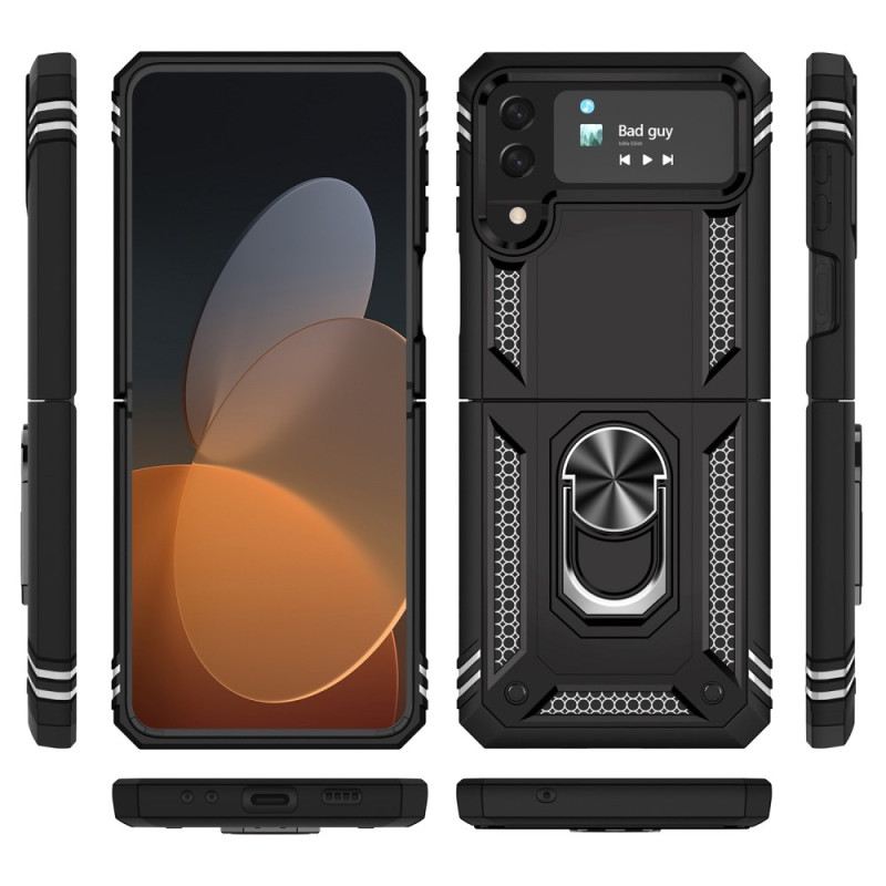 Flip Futrola Samsung Galaxy Z Flip 4 Kožna Futrola Vrhunski Prsten