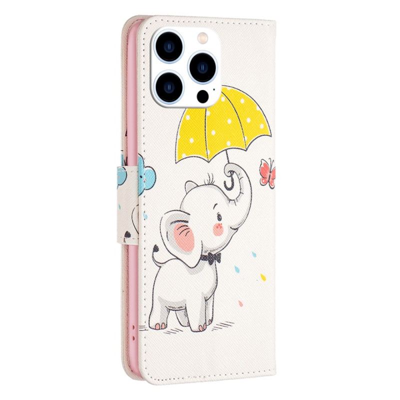 Flip Futrola iPhone 16 Pro Max Maskice Za Mobitele Kišobran I Slon