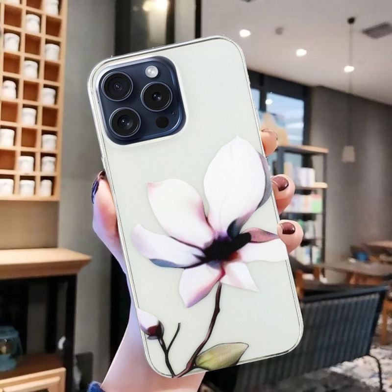 Maskica iPhone 16 Pro Max Bijeli Cvijet