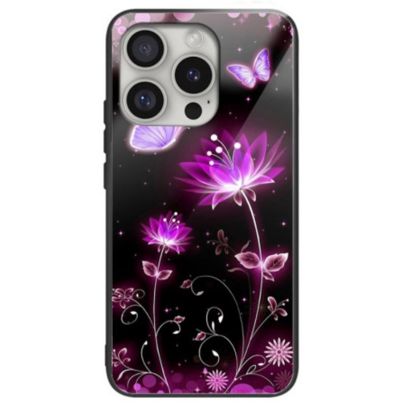 Maskica iPhone 16 Pro Max Lotus Fluorescentno Kaljeno Staklo