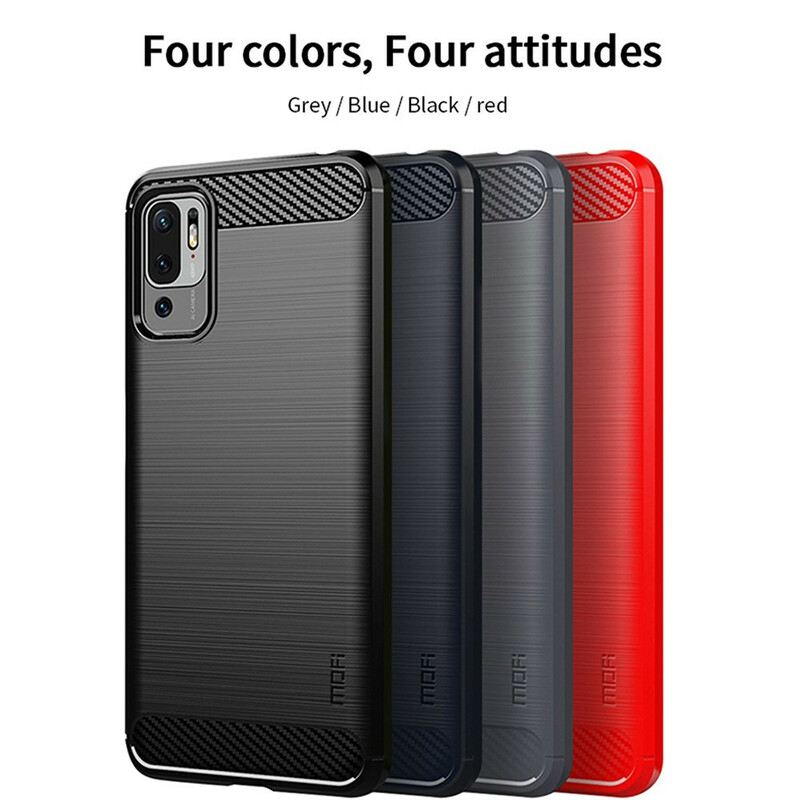 Maskica Xiaomi Redmi Note 10 5G Mofi Brušena Karbonska Vlakna