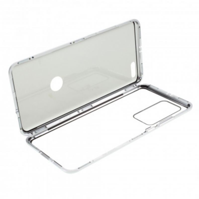 Maskica Huawei P40 Pro Metalni Rubovi I Dvostruko Kaljeno Staklo
