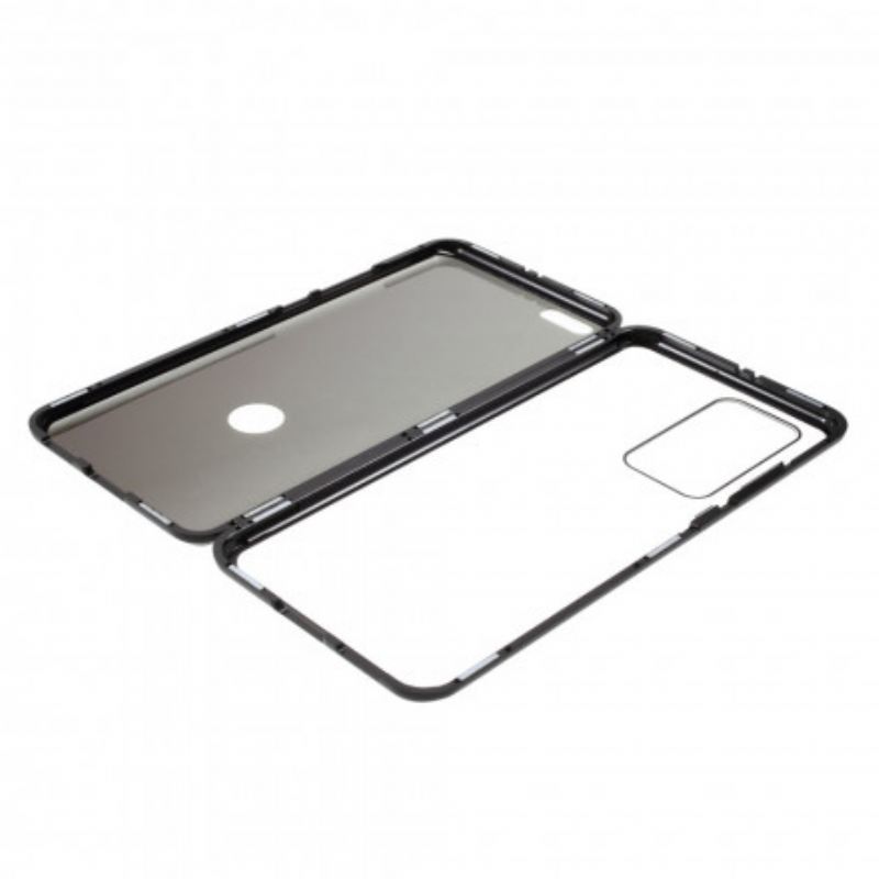 Maskica Huawei P40 Pro Metalni Rubovi I Dvostruko Kaljeno Staklo