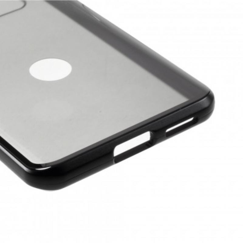 Maskica Huawei P40 Pro Metalni Rubovi I Dvostruko Kaljeno Staklo