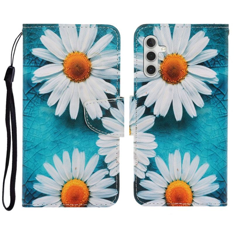 Kožna Futrola Samsung Galaxy A16 5g Krizanteme
