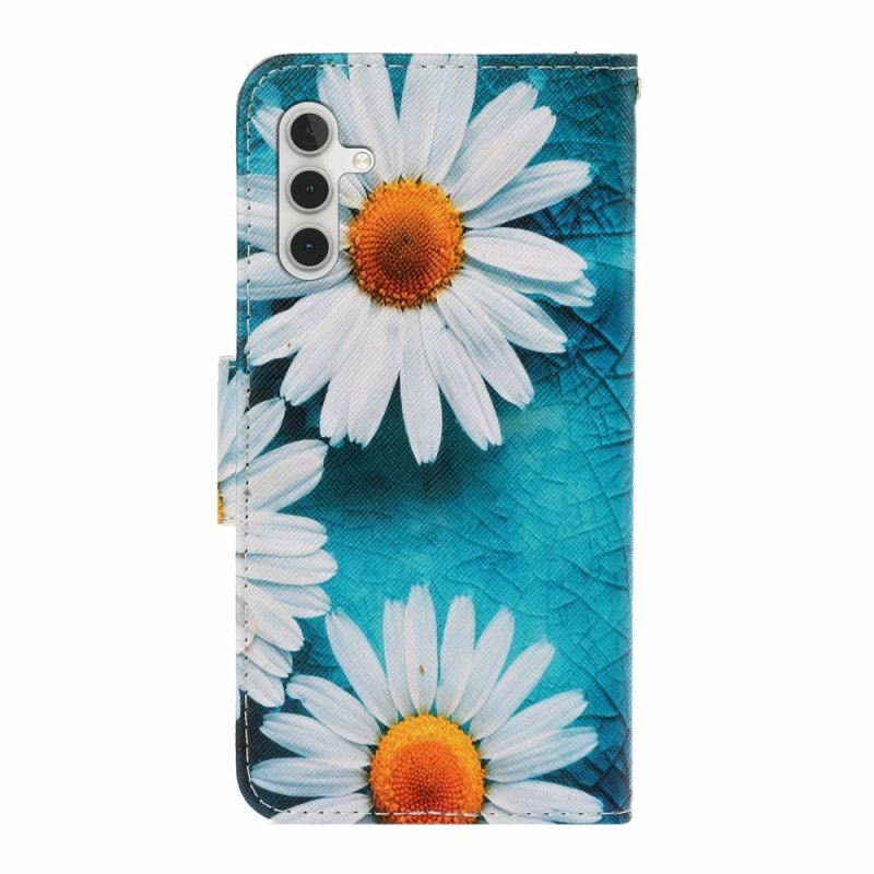 Kožna Futrola Samsung Galaxy A16 5g Krizanteme