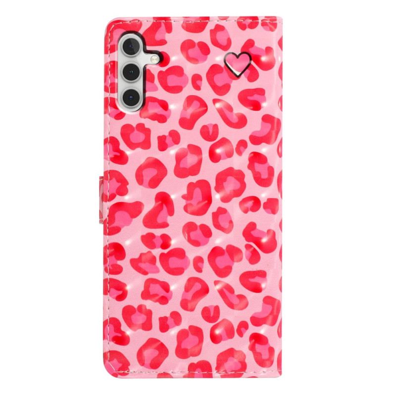 Kožna Futrola Samsung Galaxy A16 5g Ružičasti Leopard
