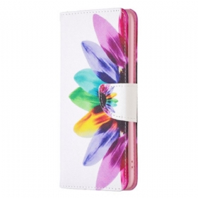 Kožna Futrola Za Samsung Galaxy A16 5g Akvarel Cvijet