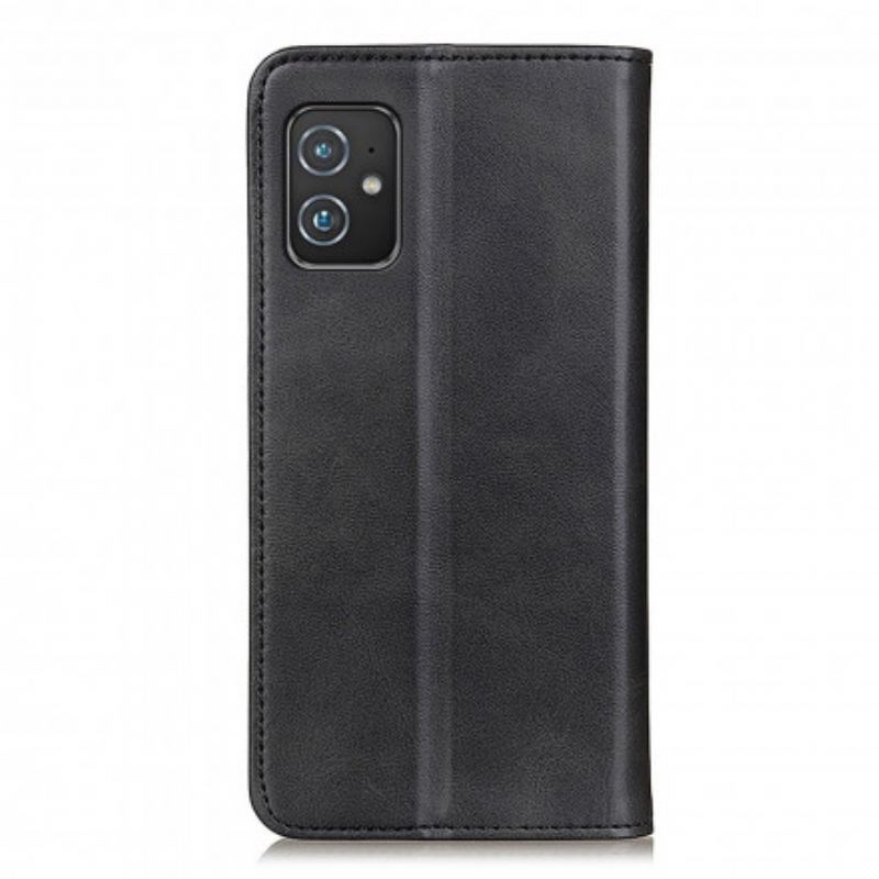 Flip Futrola Asus Zenfone 8 Kožna Futrola Klasična Podijeljena Koža