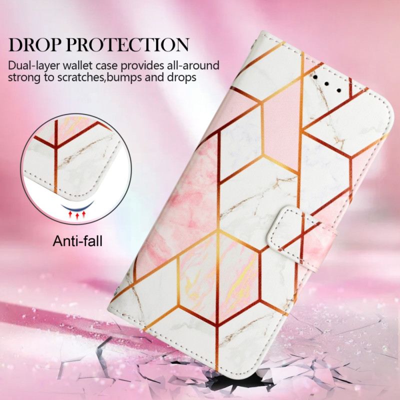 Futrola Oppo A94 5G Geometrijski Mramor S Remenom