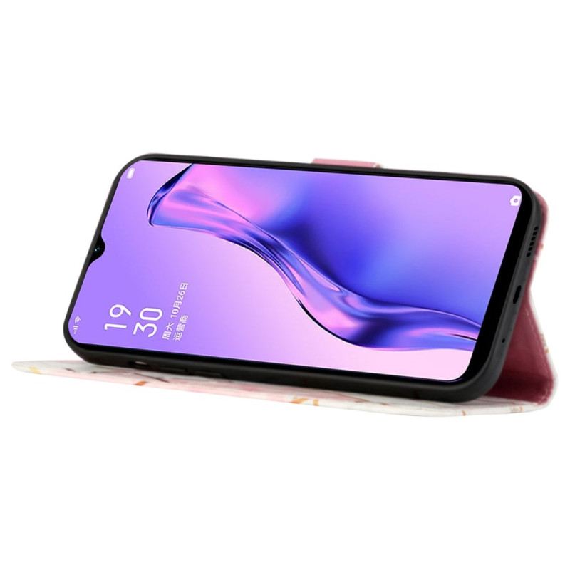 Futrola Oppo A94 5G Geometrijski Mramor S Remenom