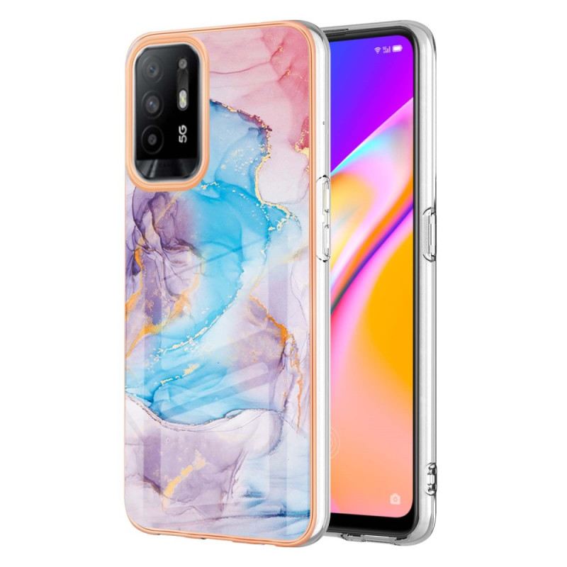Maskica Oppo A94 5G Pastelni Mramor