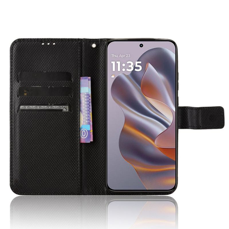 Kožna Futrola Motorola Edge 50 Neo Šavovi Za Remen