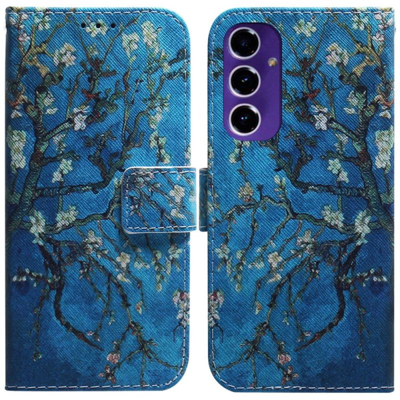 Flip Futrola Samsung Galaxy S24 Fe Cvjetovi Marelice