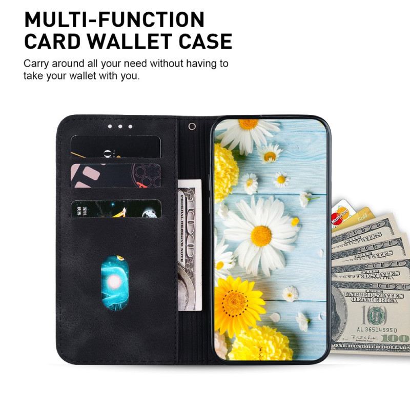 Flip Futrola Samsung Galaxy S24 Fe Maskice Za Mobitele Efekt Cvjetne Antilop Kože