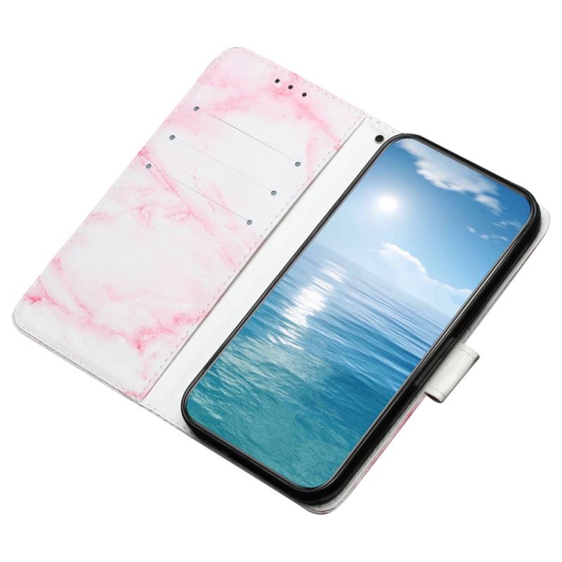 Kožna Futrola Samsung Galaxy S24 Fe Ružičasti Mramor