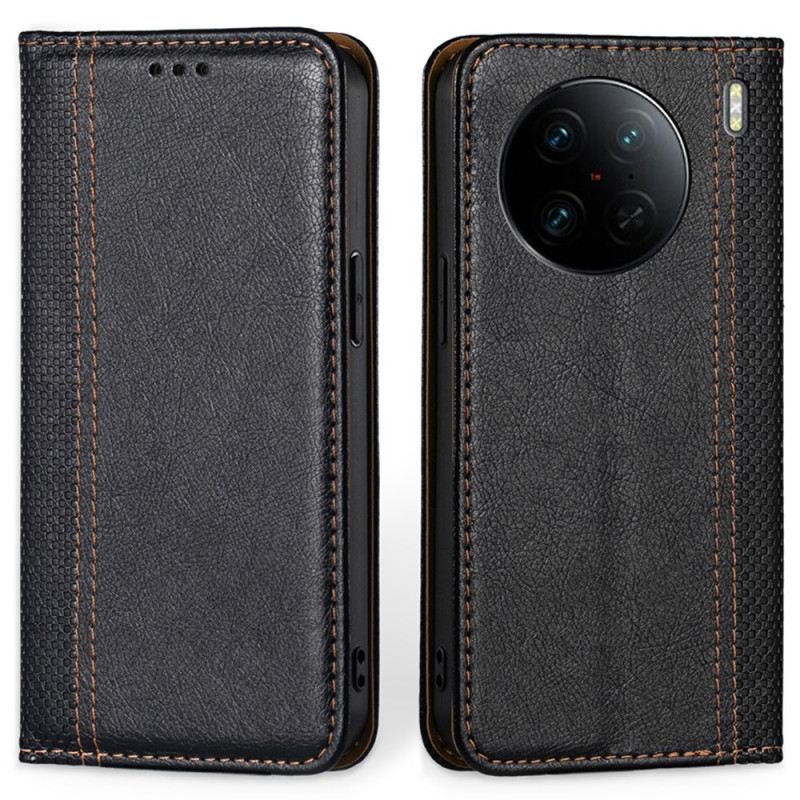 Flip Futrola Vivo X90 Pro Kožna Futrola Vintage Umjetna Koža