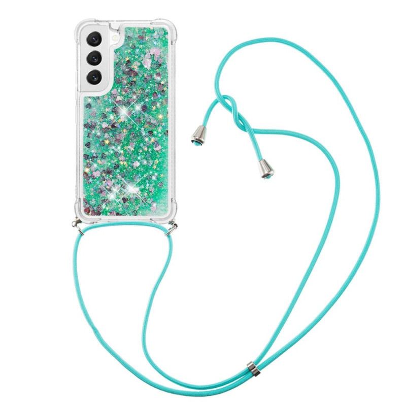Maskica Samsung Galaxy S23 Plus 5G Šljokice S Uzicom