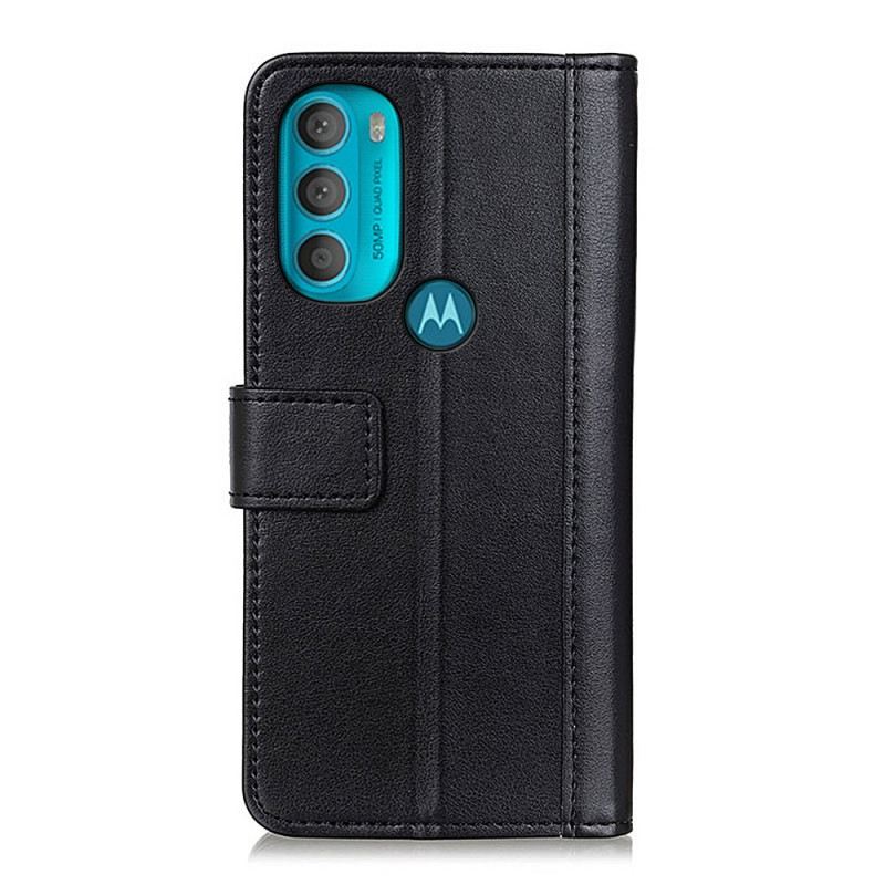 Futrola Moto G71 5G Verzija U Boji S Efektom Kože