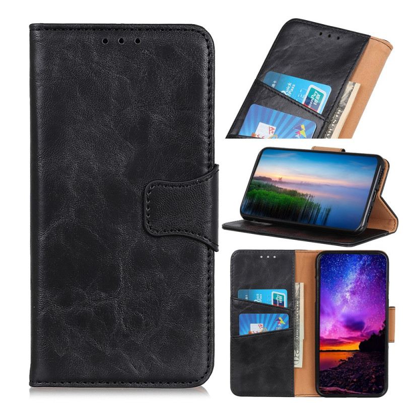 Kožna Futrola Moto G71 5G Flip Futrola Dvostrani Magnetski Poklopac