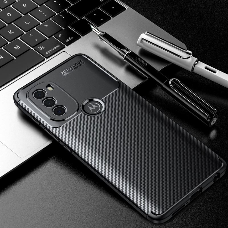 Maskica Moto G71 5G Crijevo Od Karbonskih Vlakana