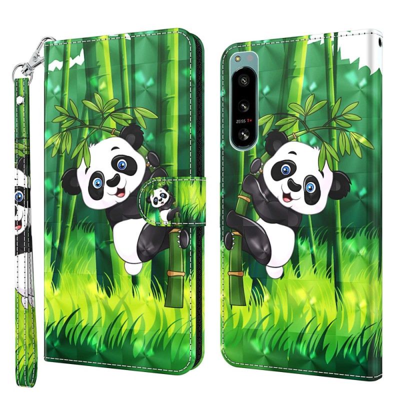 Futrola Sony Xperia 5 IV Panda Od Bambusa S Uzicom