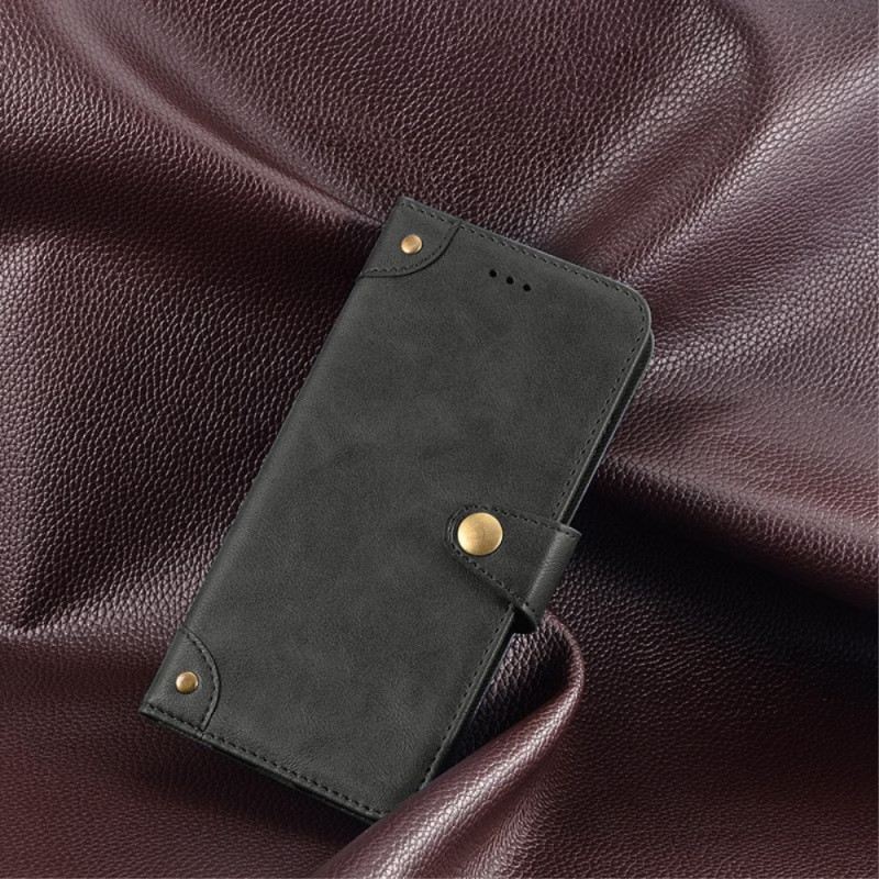 Kožna Futrola Sony Xperia 5 IV Kožni Stil Sa Zakovicama Idewei