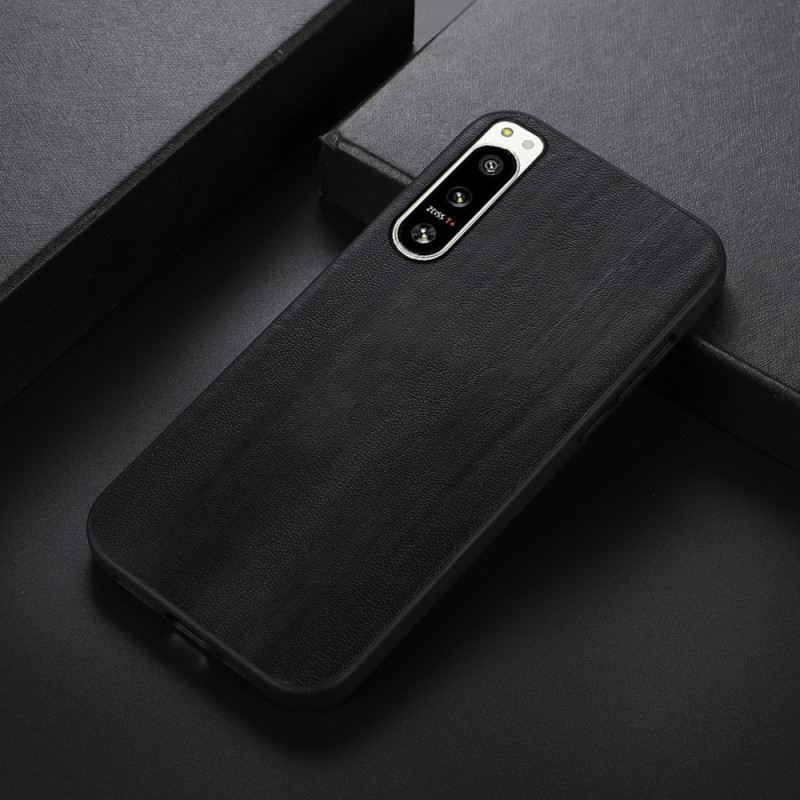 Maskica Sony Xperia 5 IV Teksturirana Umjetna Koža