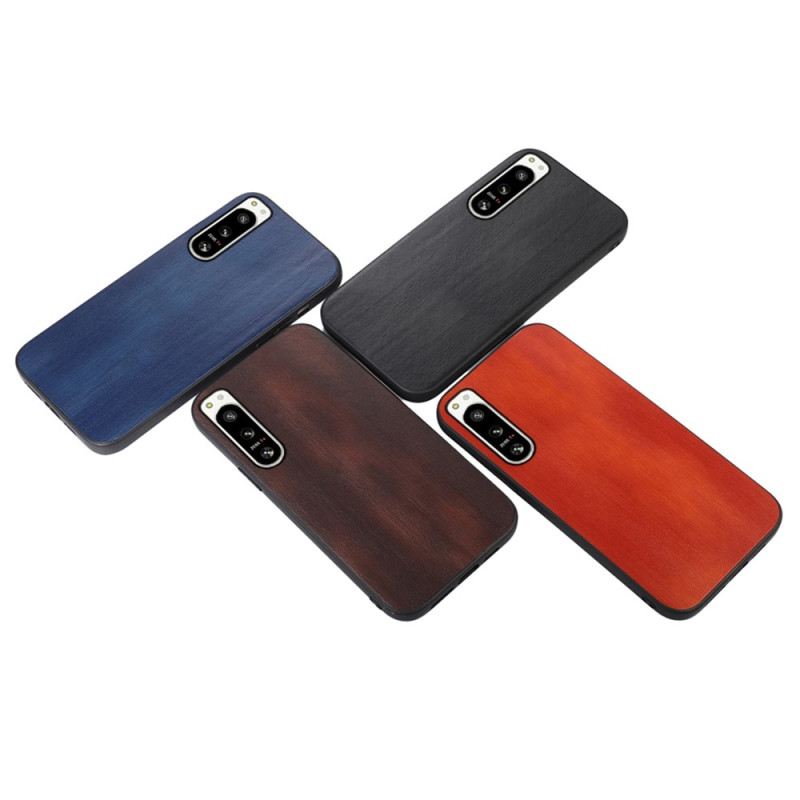 Maskica Sony Xperia 5 IV Teksturirana Umjetna Koža
