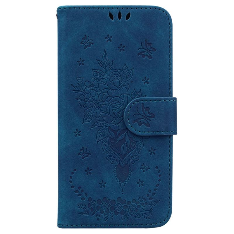 Kožna Futrola Honor 90 Ruže S Remenom