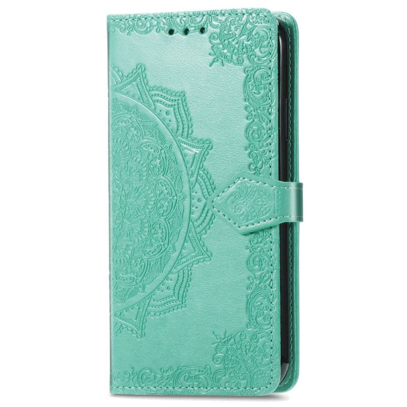Kožna Futrola Za Motorola Edge 50 Pro Barokna Mandala S Remenom