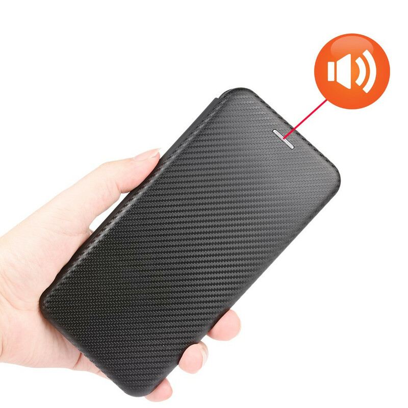 Flip Futrola iPhone 13 Mini Kožna Futrola Karbonska Vlakna