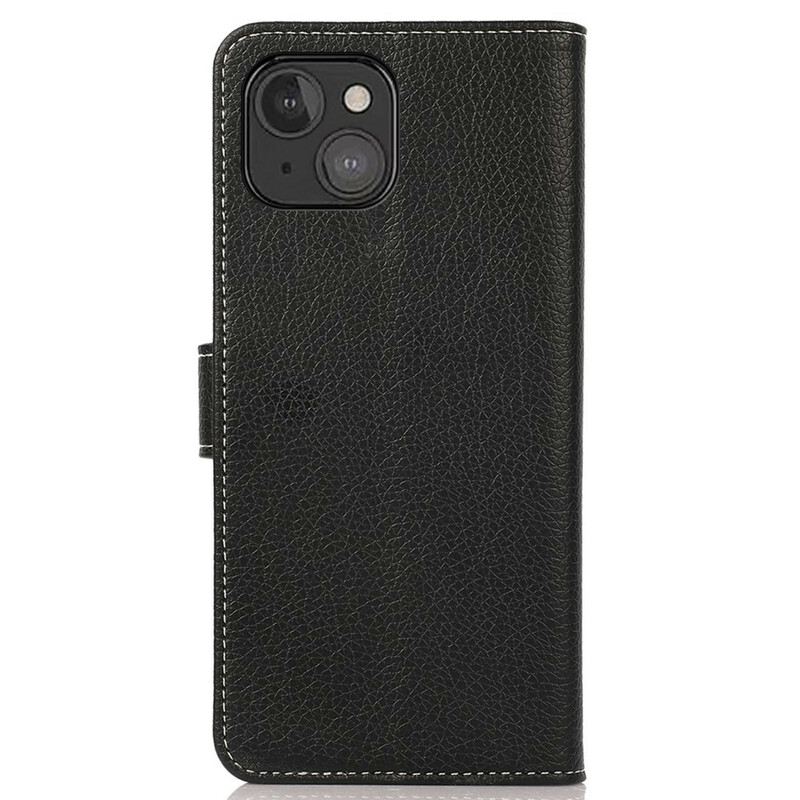 Futrola iPhone 13 Mini Litchi Šavovi S Efektom Kože