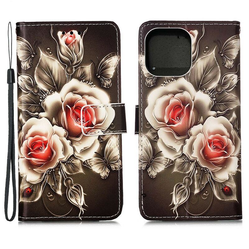Futrola iPhone 13 Mini Zlatne Ruže