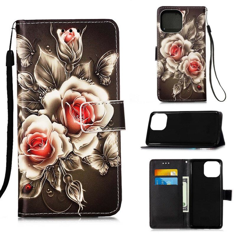 Futrola iPhone 13 Mini Zlatne Ruže
