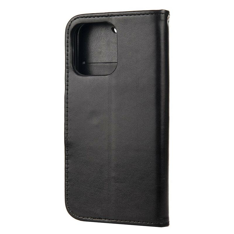 Kožna Futrola iPhone 13 Mini Cvjetni Na Remenčiće