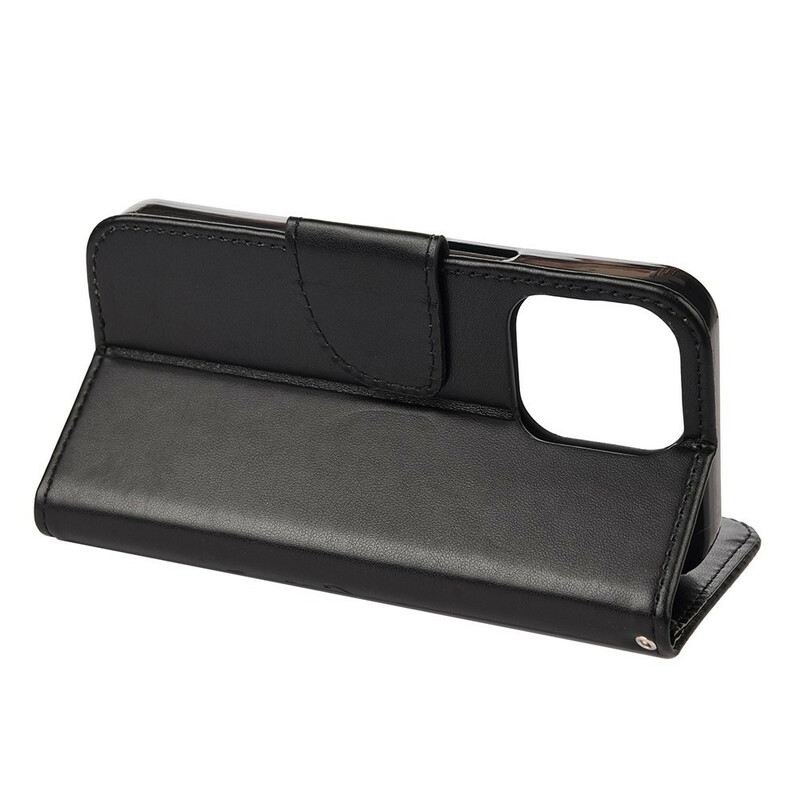 Kožna Futrola iPhone 13 Mini Cvjetni Na Remenčiće