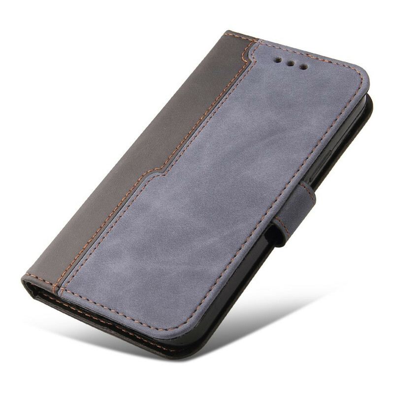 Kožna Futrola iPhone 13 Mini Dvobojna Umjetna Koža