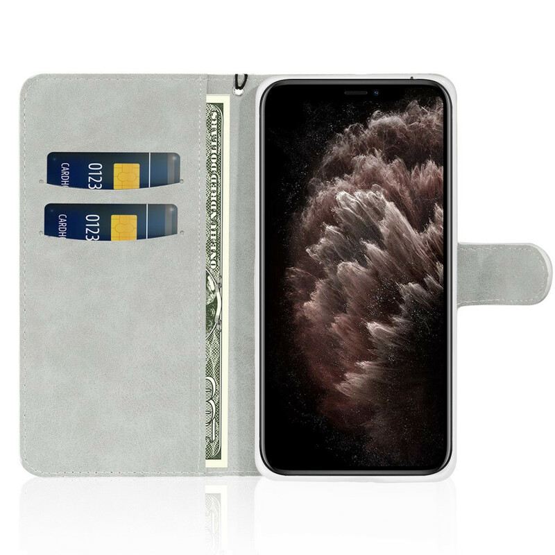 Kožna Futrola iPhone 13 Mini Šljokice S Dizajn