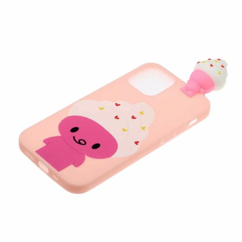Maskica iPhone 13 Mini 3d Zabavni Sladoled