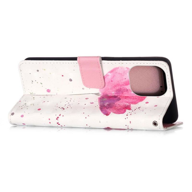 Maskica iPhone 13 Mini Akvarel Mak