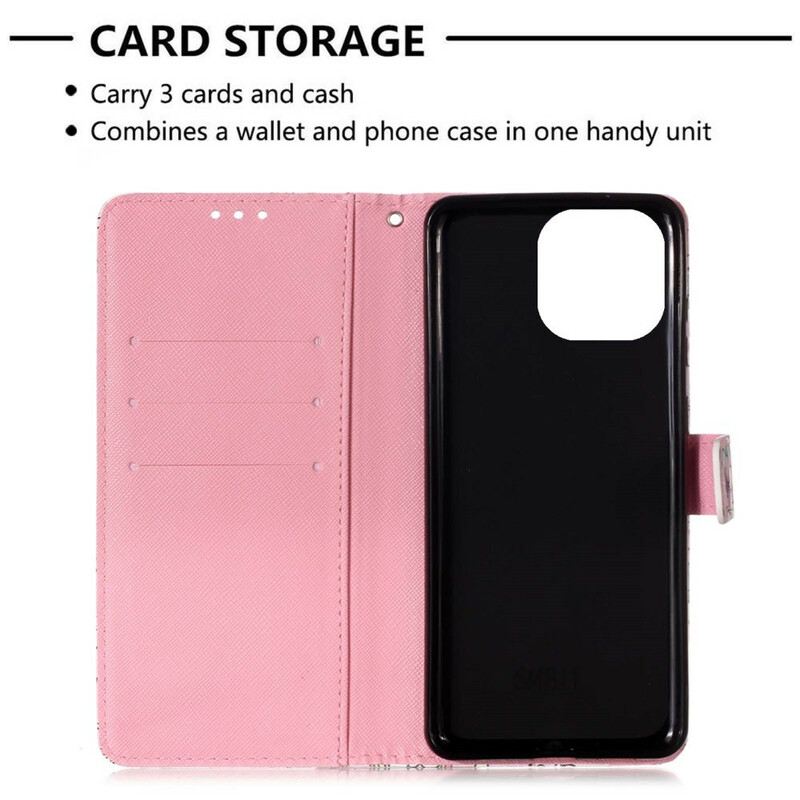 Maskica iPhone 13 Mini Akvarel Mak