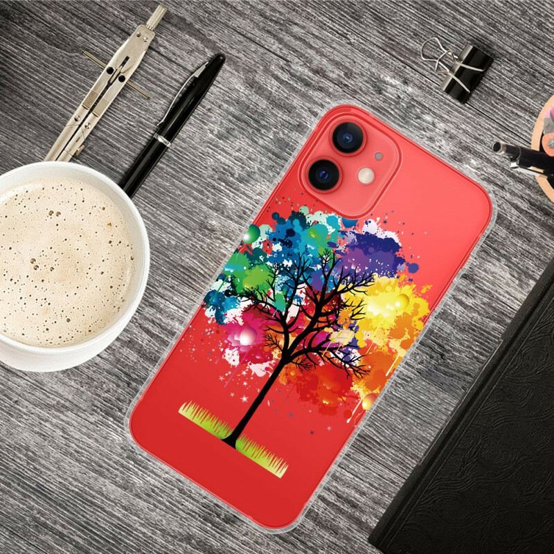 Maskica iPhone 13 Mini Bešavno Akvarelno Stablo