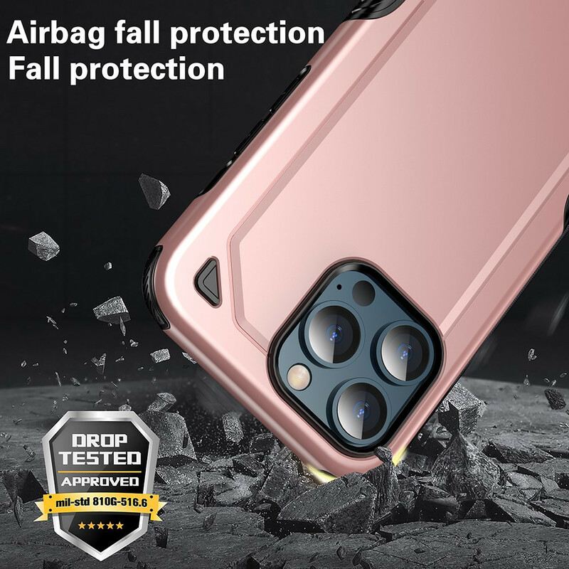 Maskica iPhone 13 Mini Efekt Metala Oklopa